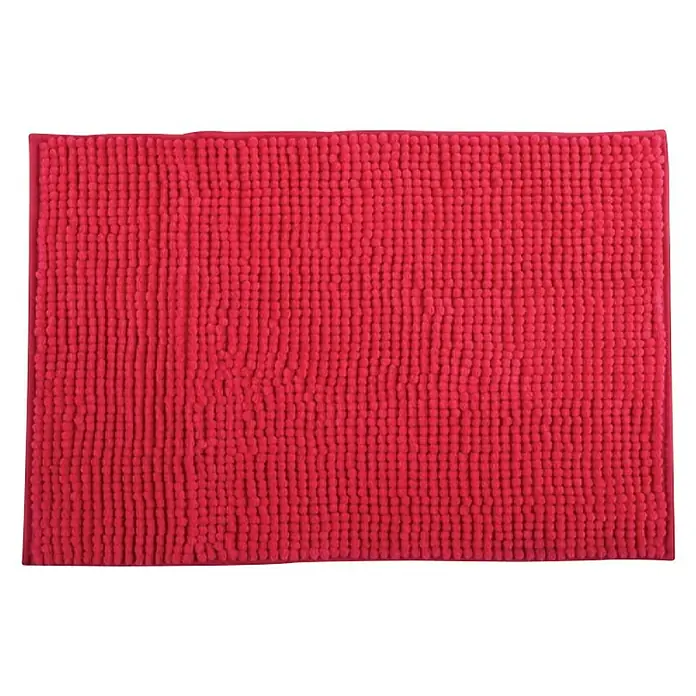 Kupaonski tepih Chenille - 400 x 600 mm, Fuksija - Pogled s gornje strane