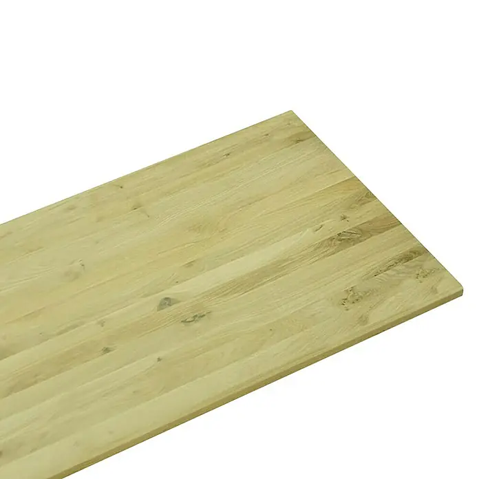Exclusivholz Radna ploča od masivnog drva - Hrast, 200 x 63,5 x 2,6 cm - Detaljan prikaz