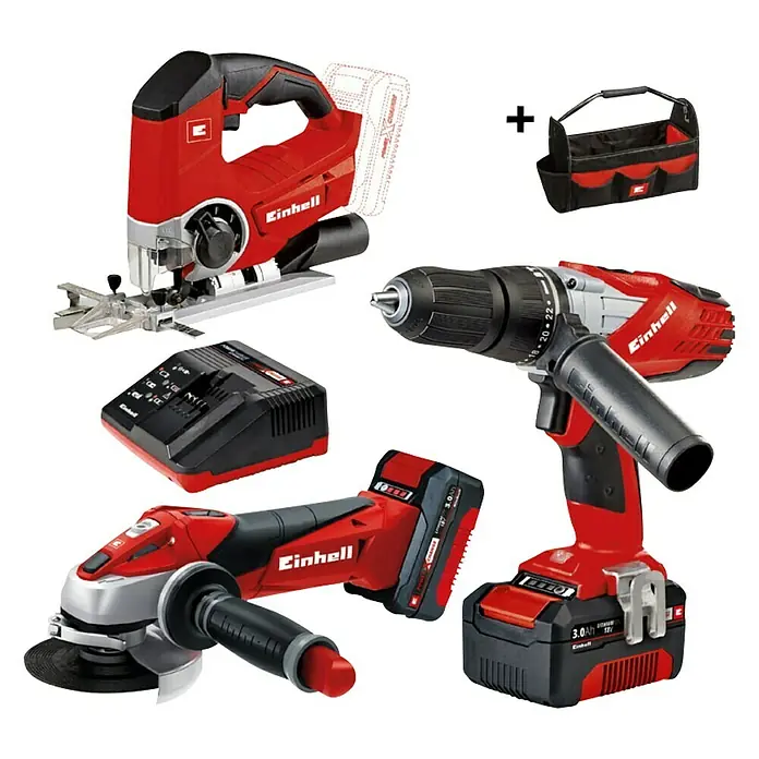 Bosch Set strojeva TE-TK 18 Li - 18 V, 7 -dij. - Dijagonalni pogled
