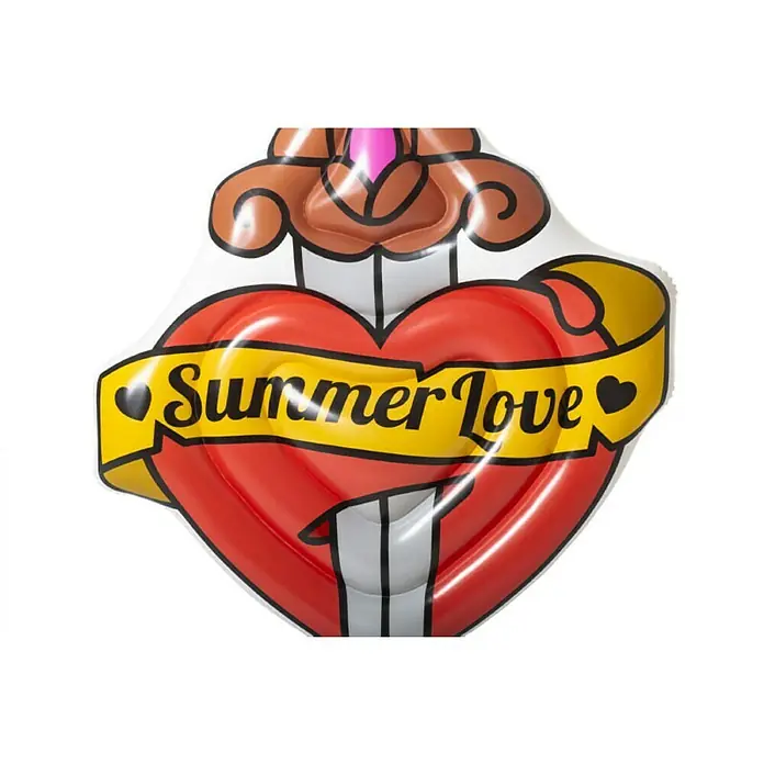 Madrac na napuhavanje Summer Love Tatoo - D x Š: 198 x 137 cm - Detaljan prikaz