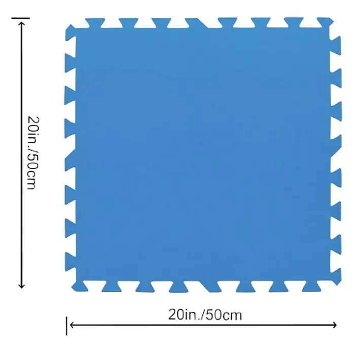 Bestway Podni podložak za bazene Puzzle - 50 x 50 cm - Pogled odozgo