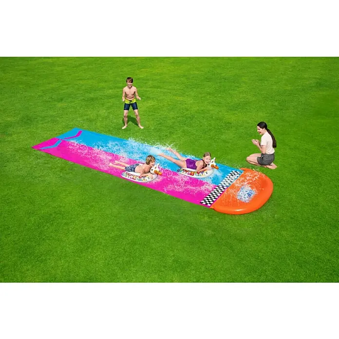 Bestway Vodeni tobogan H2OGO! Llama Rama - Više boja, Š x D: 138 x 587 cm - Živopisni prikaz