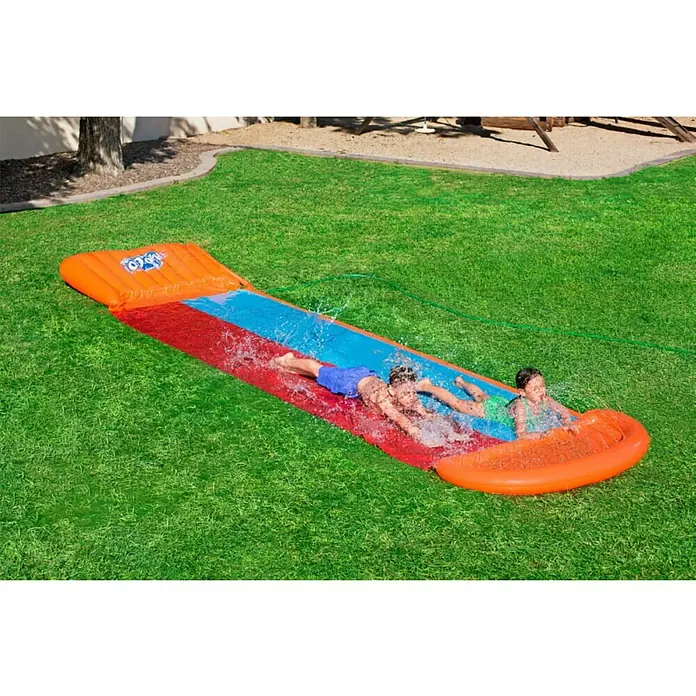 Bestway Vodeni tobogan H2OGO! - Narančaste boje, Plave boje, 549 x 138 x 30,5 cm - Živopisni prikaz