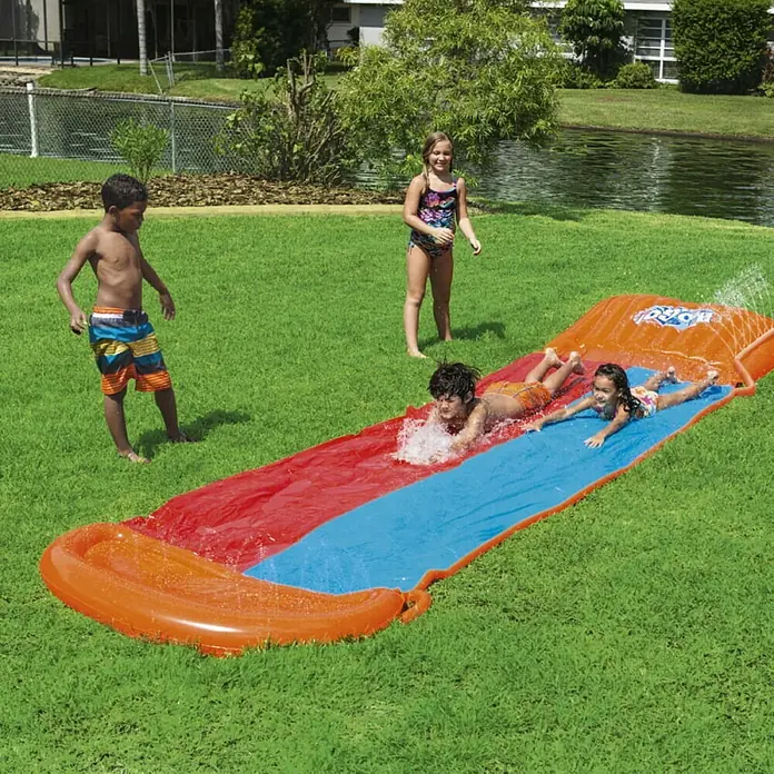 Bestway Vodeni tobogan H2OGO! - Narančaste boje, Plave boje, 549 x 138 x 30,5 cm - Živopisni prikaz