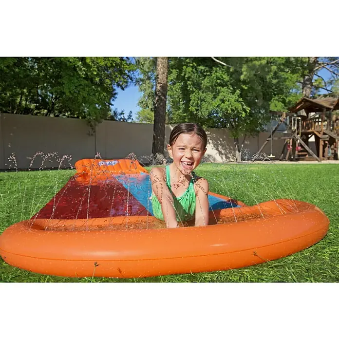 Bestway Vodeni tobogan H2OGO! - Narančaste boje, Plave boje, 549 x 138 x 30,5 cm - Živopisni prikaz