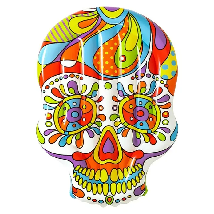 Bestway Jastuk na napuhavanje POP Fiesta Skull - D x Š: 190 x 139 cm, Više boja - Pogled odozgo