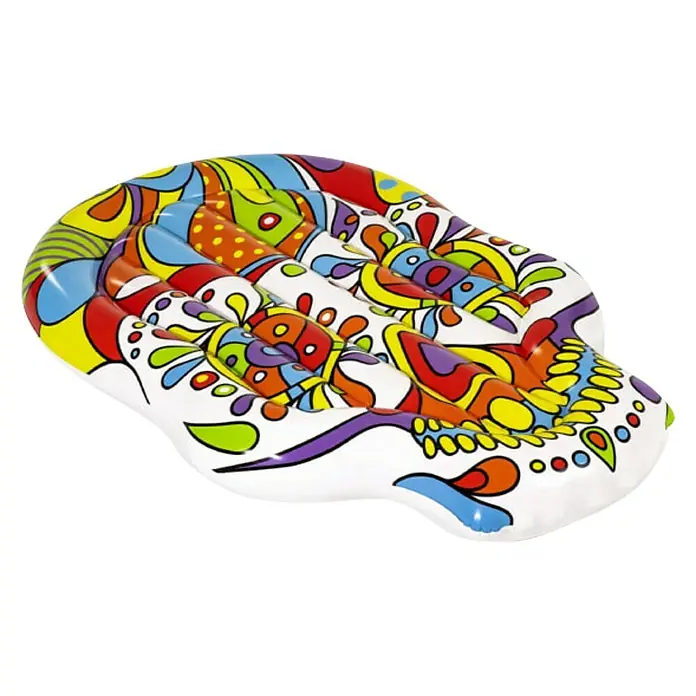 Bestway Jastuk na napuhavanje POP Fiesta Skull - D x Š: 190 x 139 cm, Više boja - Pogled odozgo