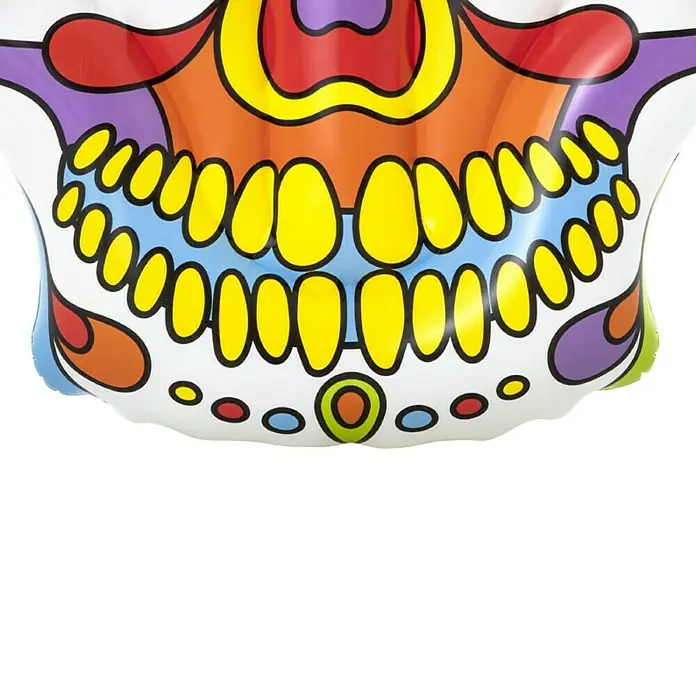 Bestway Jastuk na napuhavanje POP Fiesta Skull - D x Š: 190 x 139 cm, Više boja - Pogled odozgo