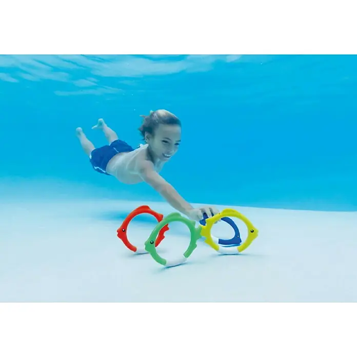 Set za ronjenje Fish Rings - Više boja - Živopisni prikaz