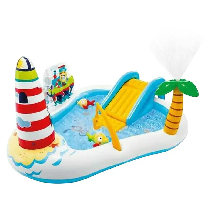 Dječji bazen Fishing Fun - D x Š x V: 218 x 188 x 99 cm - Dijagonalni pogled