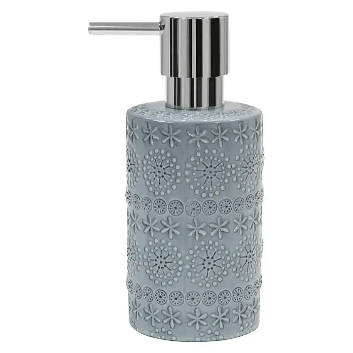 Spirella Relief Dozator sapuna - Porculan, Sive boje - Pogled sprijeda