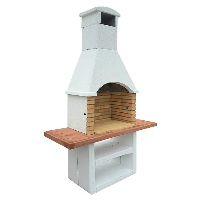 Kamin za roštiljanje 02 - Dimenzija ložišta: 66 x 44 cm - Dijagonalni pogled