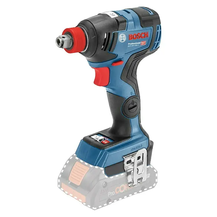 Bosch Aku udarni odvijač GDX 18-200 C SOLO - 18 V, Broj okretaja pri praznom hodu: 0 okr/min - 3.400 okr/min - Dijagonalni pogled