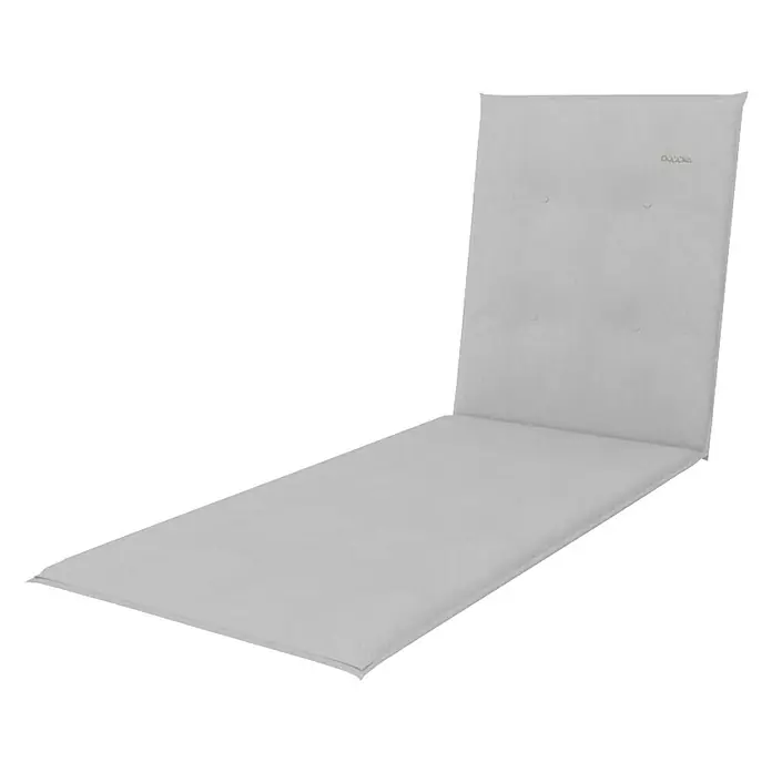 Doppler Navlake za vrtni namještaj Look - Sive boje, D x Š x V: 195 x 58 x 4 cm, Ležaljka s kotačima, Poliester - Dijagonalni pogled