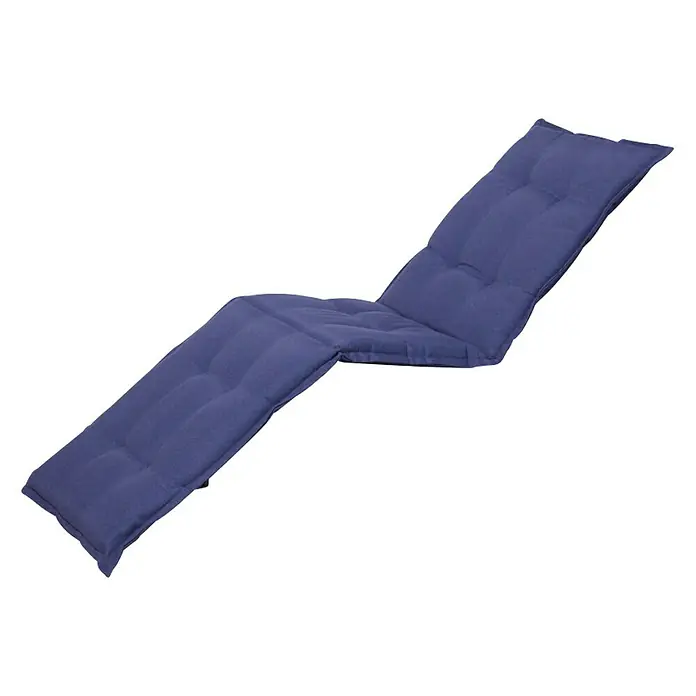 Jastuk za ležaljku Panama Blue Sapphire - D x Š: 200 x 60 cm, Plave boje - Dijagonalni pogled