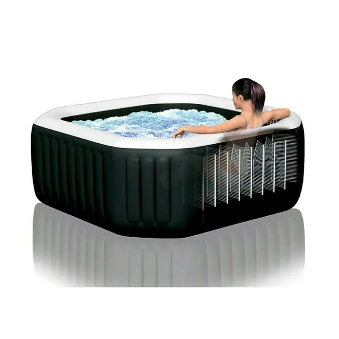 Intex Pure Spa Hidromasažni bazen - Ø x V: 201 x 71 cm, 795 l, Prikladno za: 4 odrasle osobe - Proizvod u upotrebi