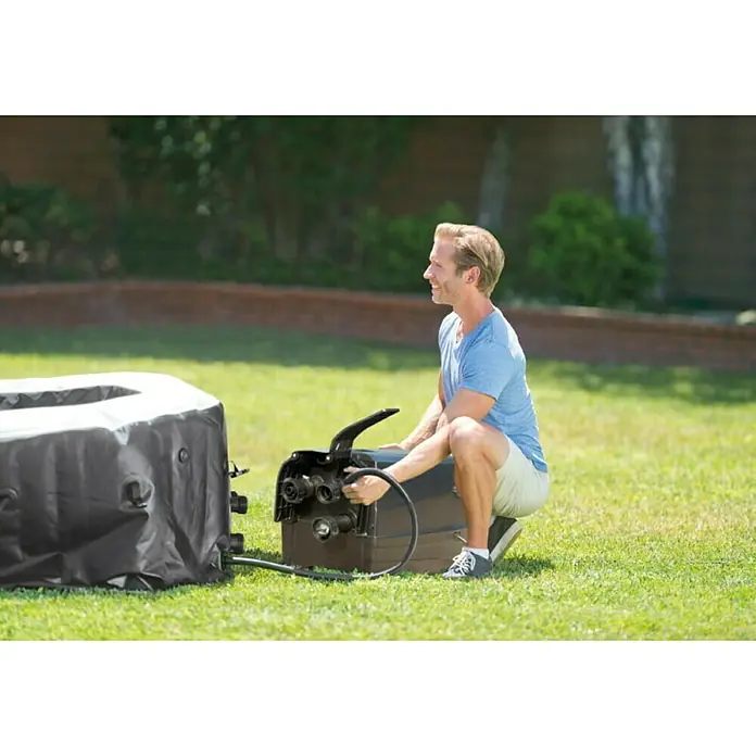 Intex Pure Spa Hidromasažni bazen - Ø x V: 201 x 71 cm, 795 l, Prikladno za: 4 odrasle osobe - Živopisni prikaz
