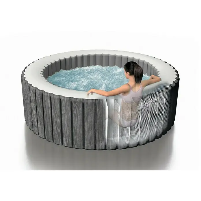 Intex Pure Spa Hidromasažni bazen - Ø x V: 196 x 71 cm, 795 l, Prikladno za: 4 odrasle osobe - Proizvod u upotrebi