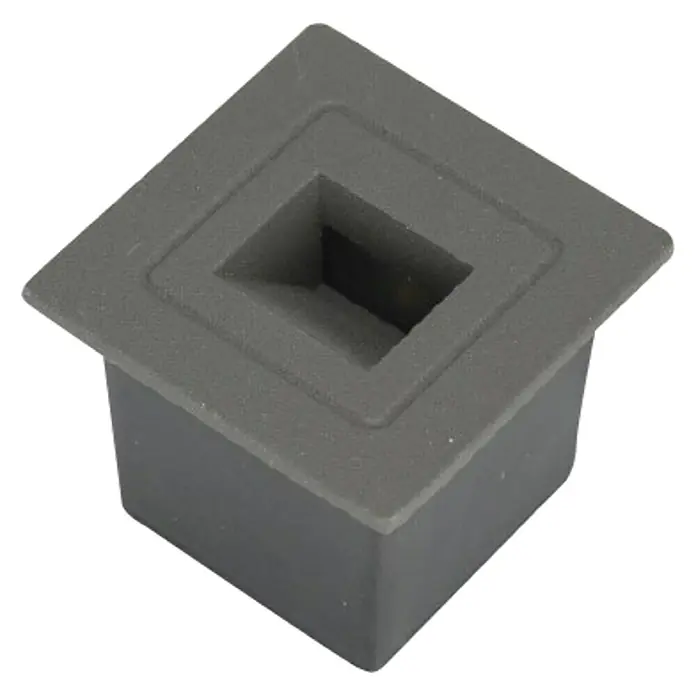 Ugradbena LED svjetiljka Green Tech - 1 W, D x Š x V: 57 x 57 x 50 mm, Sive boje, Topla bijela - Dijagonalni pogled