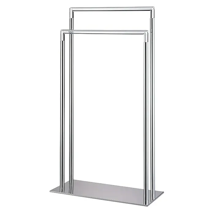 Camargue Ilayda Stalak za ručnike - Visina: 81 cm, Krom - Dijagonalni pogled