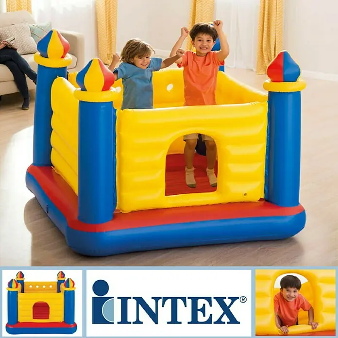 Intex Trampolin na napuhavanje - 175 x 175 x 135 cm - Živopisni prikaz