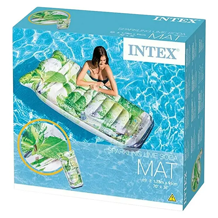 Intex Madrac na napuhavanje - D x Š: 168 x 84 cm - Dijagonalni pogled