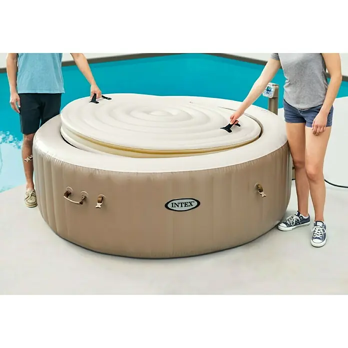 Pokrivač za bazen Intex - Promjer: 198 cm - Proizvod u upotrebi