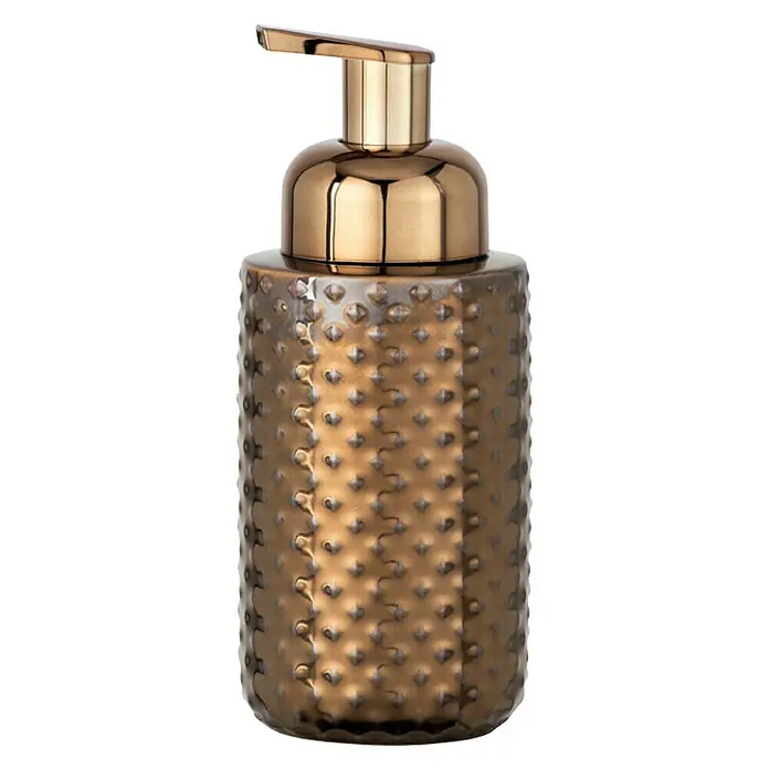 Wenko Dozator sapuna Keo - 7,5 x 17 cm, Keramika, Bronca - Pogled sprijeda