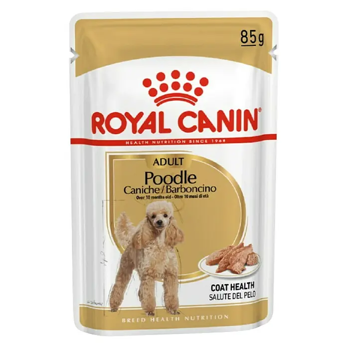 Royal Canin Mokra hrana za pse BHN Poodle 85 g - Analitički sastavni dijelovi: Sirove bjelančevine 9%, sirova ulja i masti 5.8%, sirova vlaknina 1.2% - Pogled sprijeda