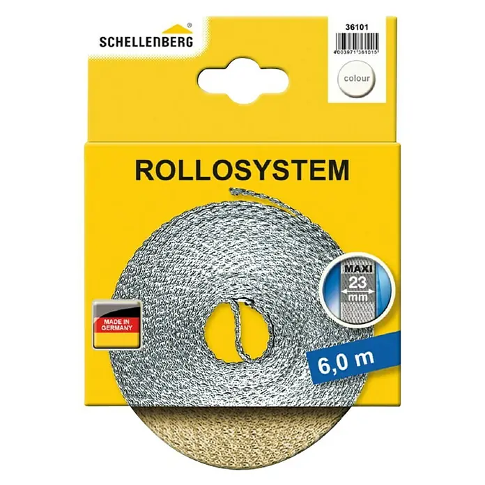Schellenberg Traka za rolete - Bež boje, Duljina: 6 m, Širina trake: 23 mm - Pogled sprijeda