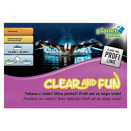 Set za održavanje vode u bazenima Clear and Fun