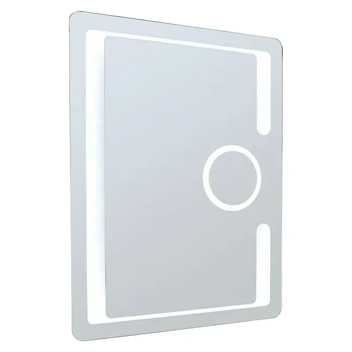 Aquaart Ogledalo s LED rasvjetom Lyon - D x Š x V: 5 x 60 x 80 cm - Dijagonalni pogled