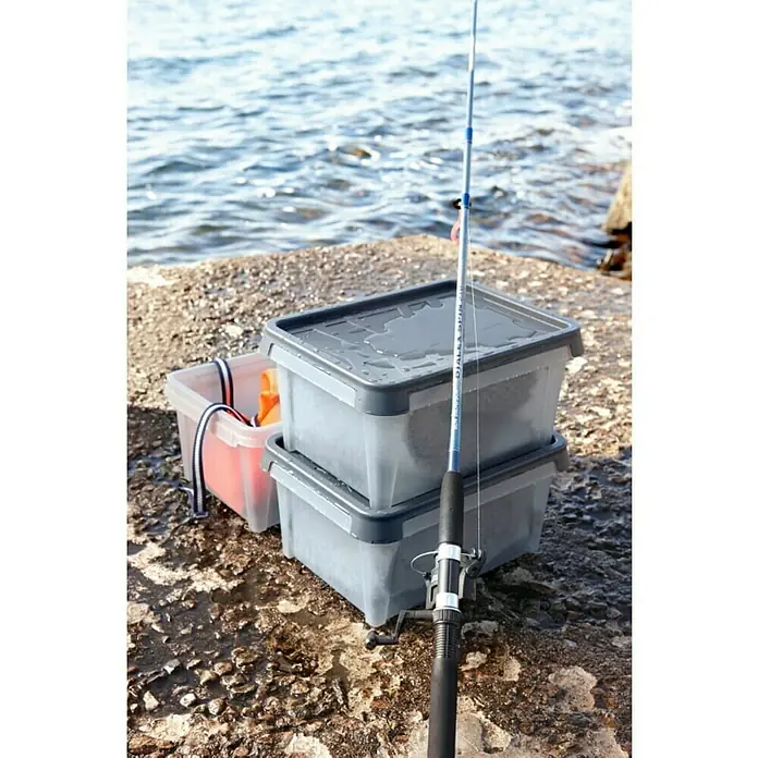 Kutija za pohranjivanje SmartStore Dry - D x Š x V: 40 x 30 x 19 cm, Plastika, Sive boje - Živopisni prikaz