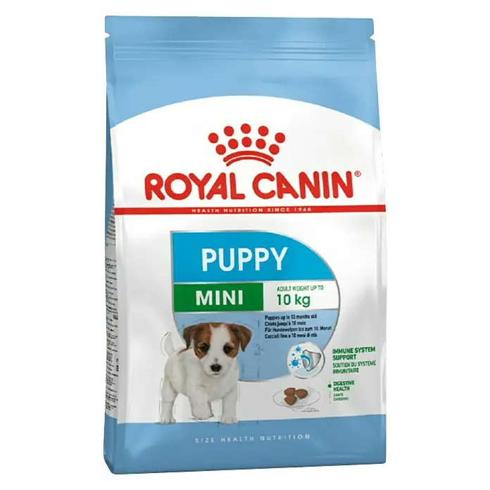 Royal Canin Suha hrana za pse SHN Mini Puppy 2 kg - Preporučena dob: 2 mj. - 10 mj. - Dijagonalni pogled