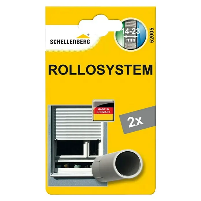 Schellenberg Graničnik stoper - Sive boje, Duljina: 40 mm - Pogled sprijeda