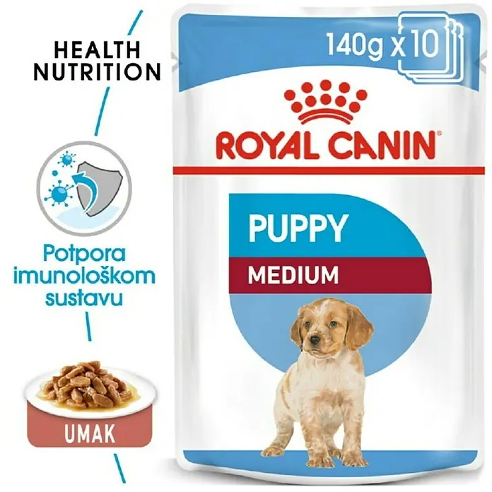 Royal Canin Mokra hrana za pse SHN Medium Puppy 140g - Životna faza: Štene
