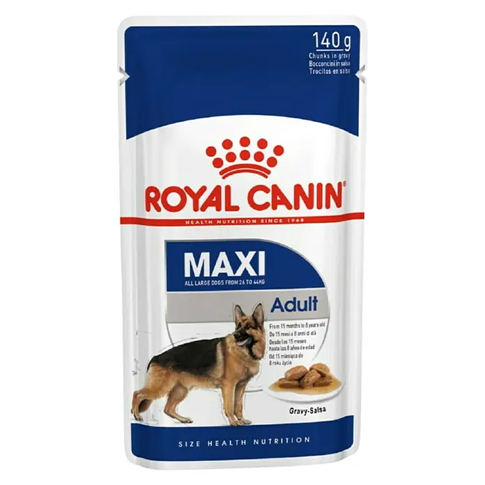 Royal Canin Poster SHN Maxi Adult 140g - Preporučena dob: 15 mj. - 8 godine - Pogled sprijeda