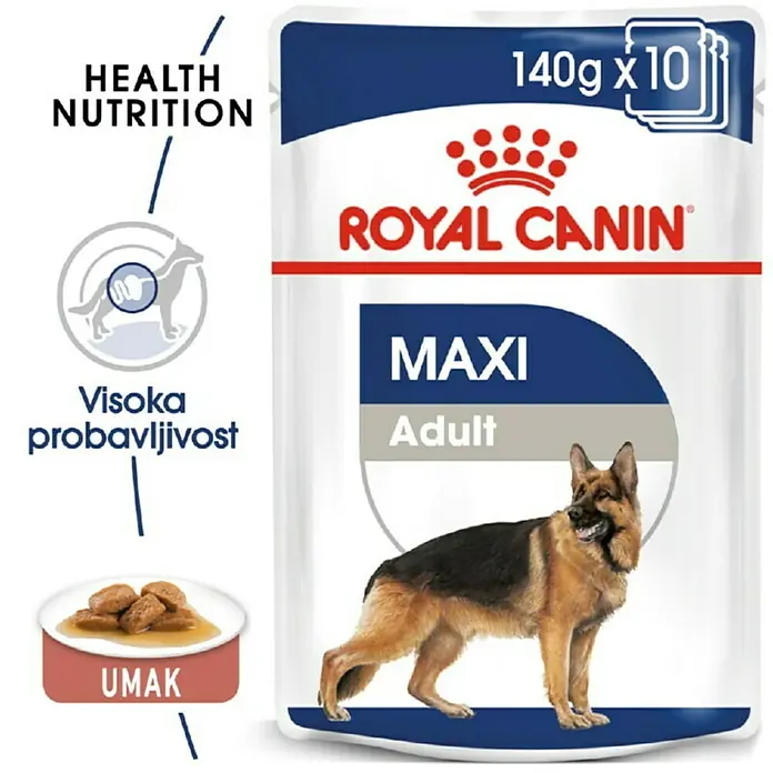 Royal Canin Poster SHN Maxi Adult 140g - Preporučena dob: 15 mj. - 8 godine
