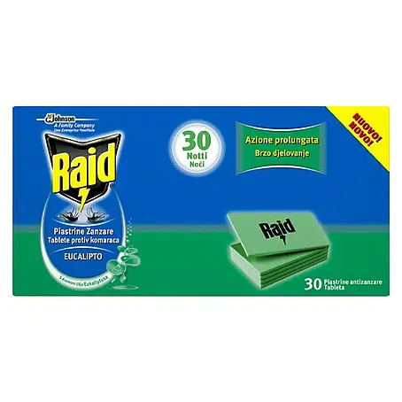 Raid  Paket za dodatno punjenje sprave za odbijanje komaraca 30 kom
