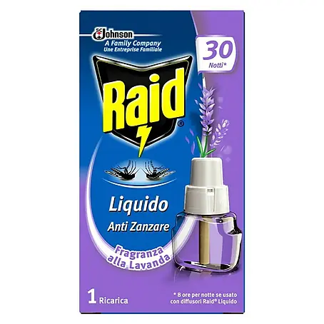 Raid  Paket za dodatno punjenje sprave za odbijanje komaraca 60 kom