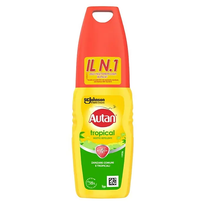 Autan Sredstvo protiv komaraca Tropical - 100 ml - Pogled sprijeda