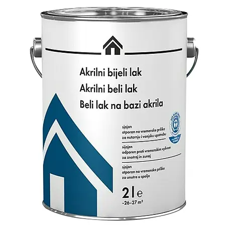 Akrilni bijeli lak
