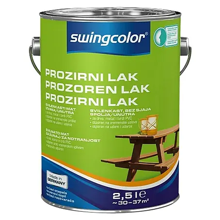 swingcolor  Prozirni lak za namještaj