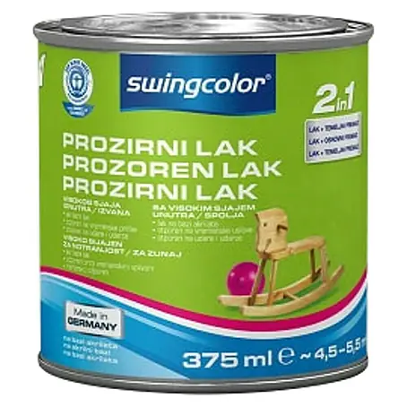 swingcolor  Prozirni lak za namještaj 2u1