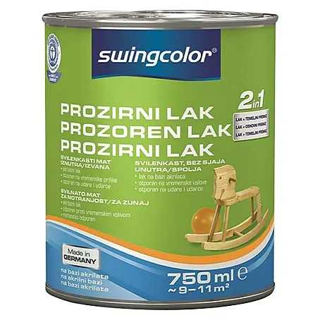 swingcolor  Prozirni lak za namještaj