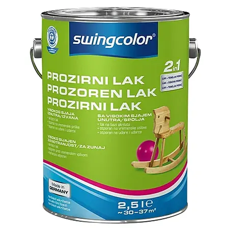 swingcolor  Prozirni lak za namještaj 2u1