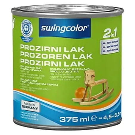swingcolor  Prozirni lak za namještaj 2u1