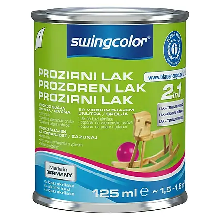 swingcolor  Prozirni lak za namještaj 2u1