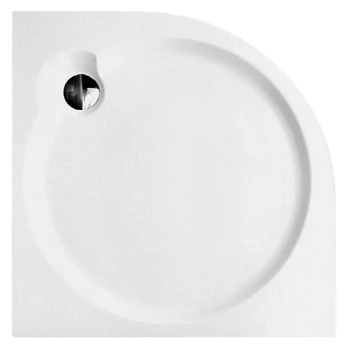 Roth Tuš kada Dream - D x Š: 80 x 80 cm, Plastika, Bijele boje - Pogled s gornje strane