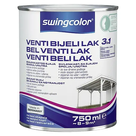 swingcolor  Bijeli lak Venti lak 3u1